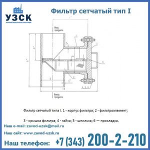 Фильтр сетчатый ФС по Т-ММ-11-2003 в Калининграде