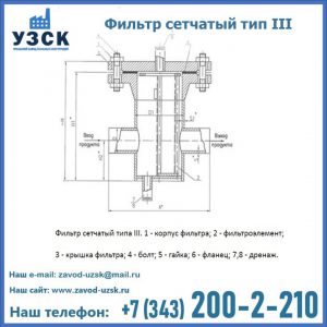 Фильтр сетчатый ФС по Т-ММ-11-2003 в Калининграде