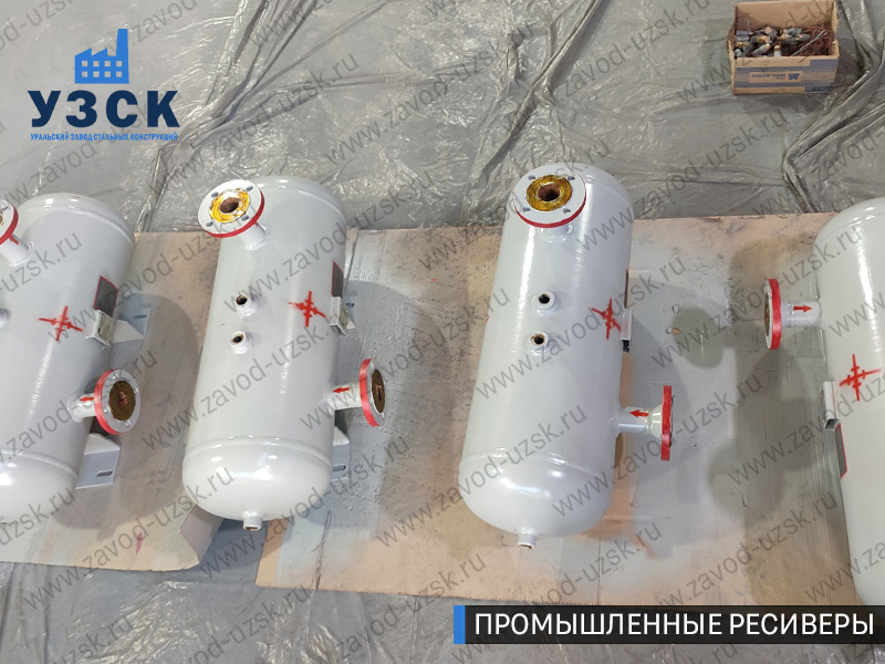 фотография емкостных ресиверов газа Калининград